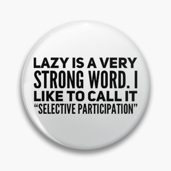 Item preview, Lazy Funny Gifts- Black Text designed and sold by MerciMe.