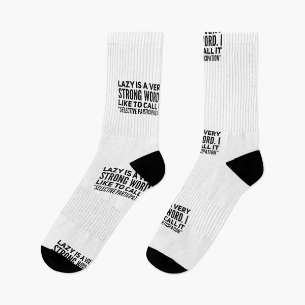 Item preview, Lazy Funny Gifts- Black Text designed and sold by MerciMe.