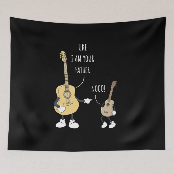 Item preview, Uke, I Am Your Father! For Funny Ukulele Players designed and sold by Funwithmusic.