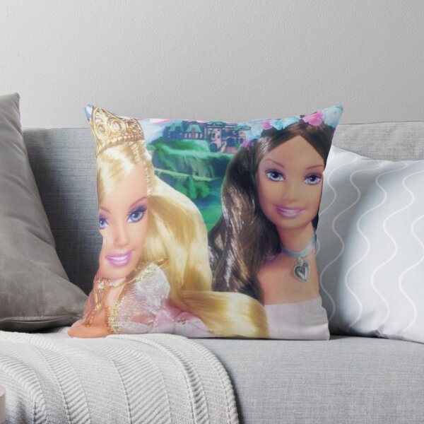 Barbie Face. Throw Pillow for Sale by GAIA-LV