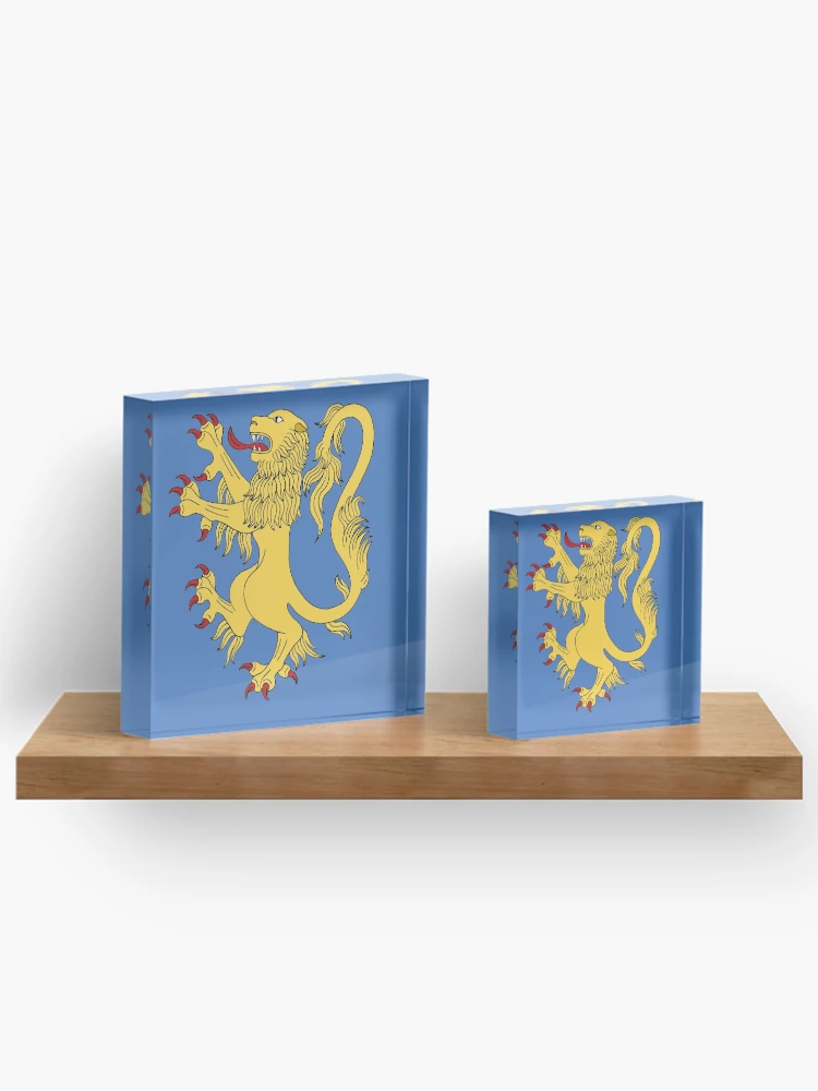 Thumbnail 3 of 5, Acrylic Block, Lion Rampant designed and sold by Azure Lion Productions.