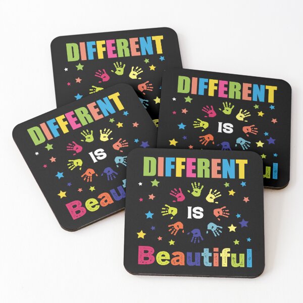 Item preview, Different Is Beautiful I am raising One Autistic support Be Positive Aspire To Inspire Happy Life Apparel Essential Motivation Inspiration Joy Mood designed and sold by DesignByHeartUK.