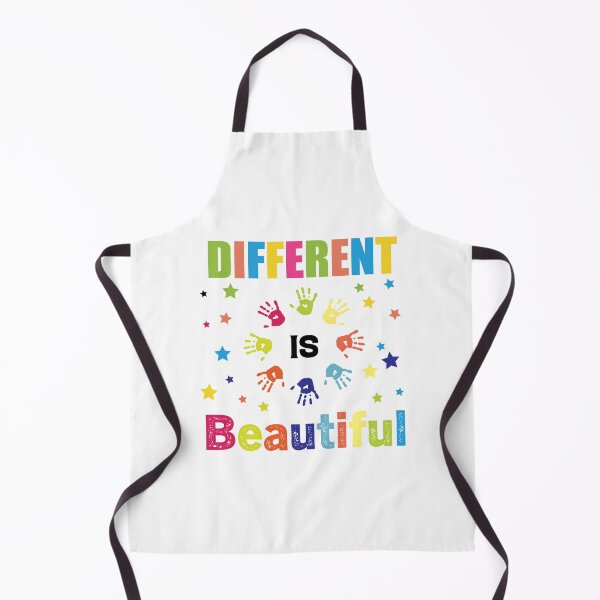 Aperçu de l'œuvre Different Is Beautiful I am raising One Autistic support Be Positive Aspire To Inspire Happy Life Apparel Essential Motivation Inspiration Joy Mood créée et vendue par DesignByHeartUK.