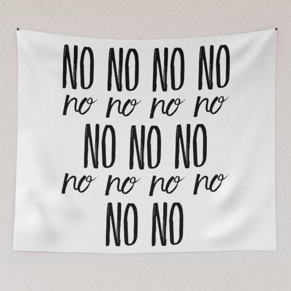 Item preview, No No Funny Gifts--Black Text designed and sold by MerciMe.