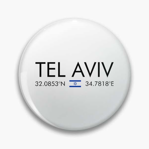 Item preview, Israel - Tel Aviv City Coordinates designed and sold by n0madd.