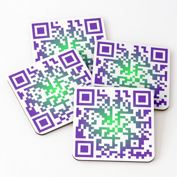 Item preview, Rick Roll QR Code Sticker designed and sold by muskitt.