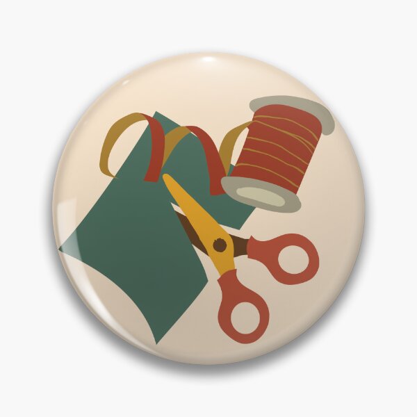Item preview, scissors, sewing, paper (green, red, orange, brown) designed and sold by kim tang.