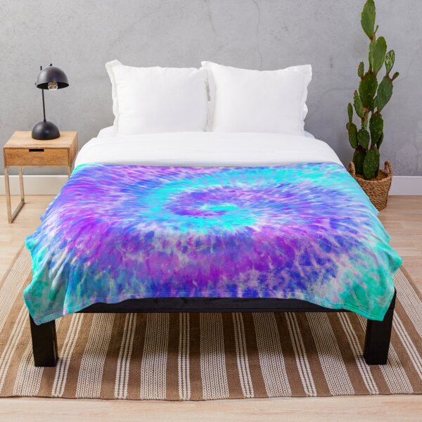Item preview, Aqua Blue and Purple Tie Dye Swirl designed and sold by DoubleJDoodles.