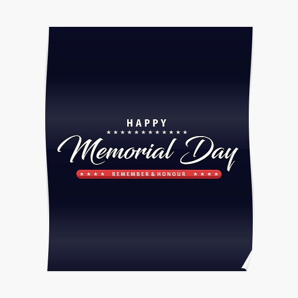 Premium Vector  Happy memorial day background with army helmet  illustration remember and honor