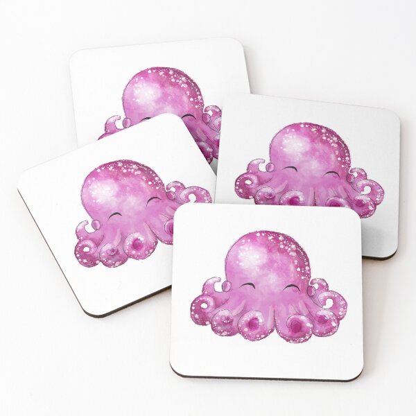 Item preview, Happy Pink Octopus designed and sold by Mrsfishface.
