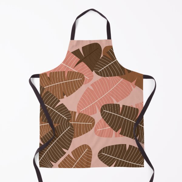 Item preview, Baby Pink and brown leaf print designed and sold by DemonicGloom.