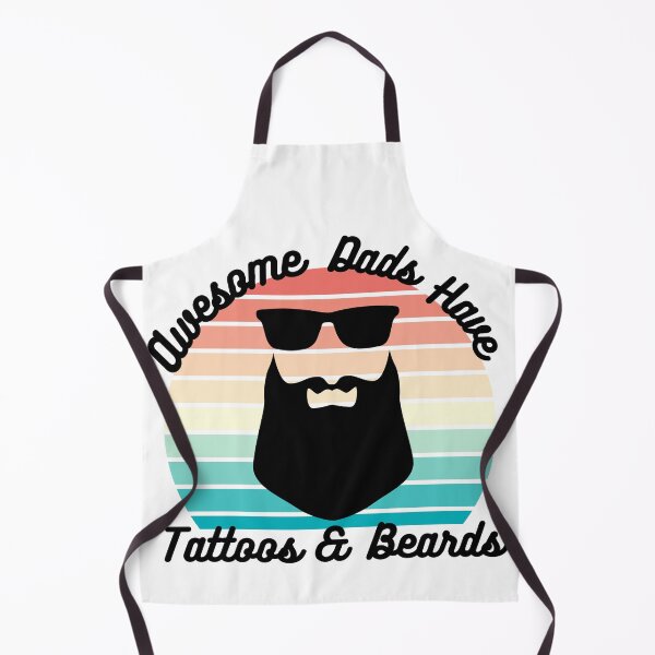 Item preview, Awesome Dads Have Tattoos and Beards designed and sold by CrossThunder.