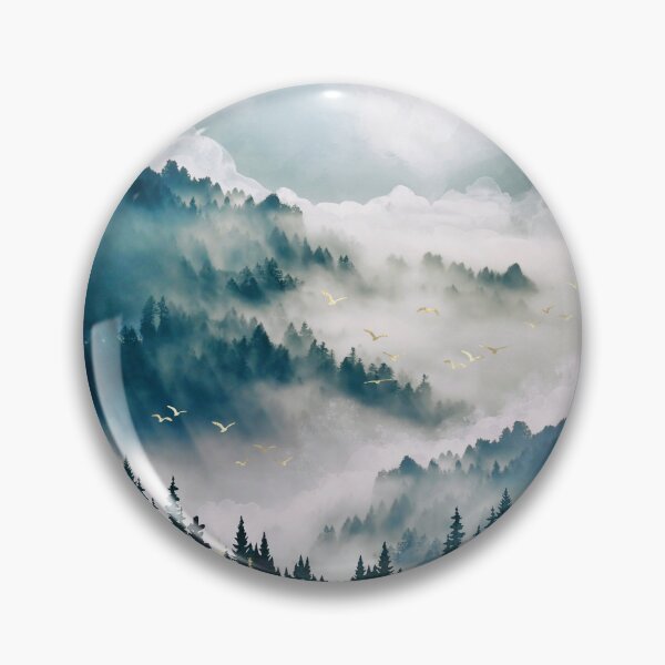 Item preview, Misty Mountains designed and sold by spacefrogdesign.
