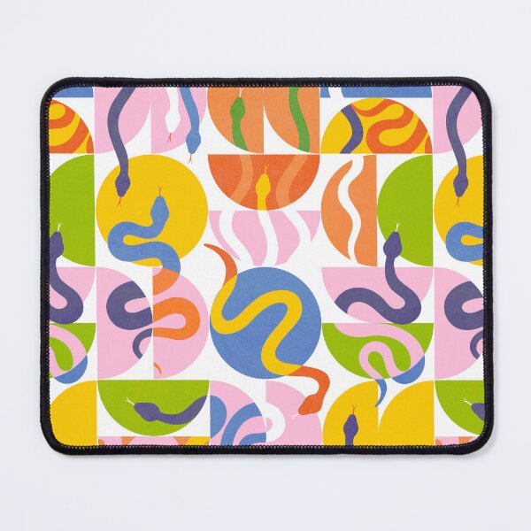 Item preview, Vibrant Playful Snake Pattern 2. bold and colourful  designed and sold by Dominiquevari.