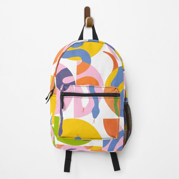 Item preview, Vibrant Playful Snake Pattern 2. bold and colourful designed and sold by Dominiquevari.