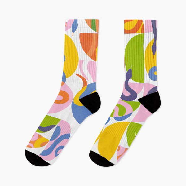 Item preview, Vibrant Playful Snake Pattern 2. bold and colourful  designed and sold by Dominiquevari.