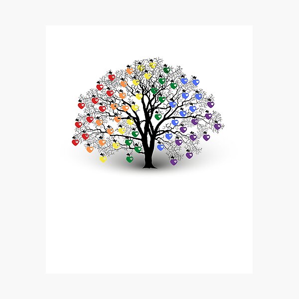 Item preview, Colorful tree of passion  designed and sold by Wis09.