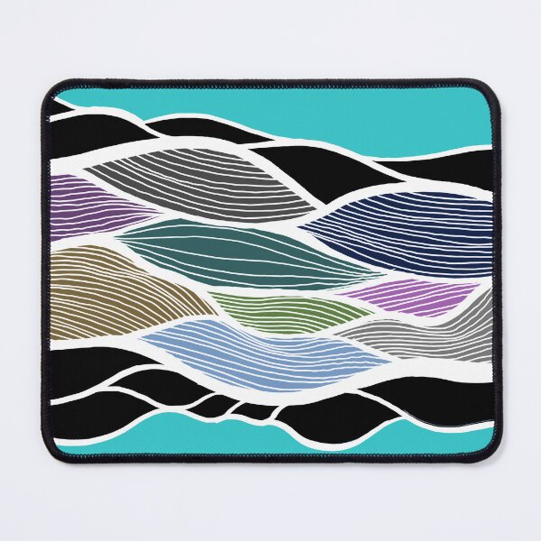 Item preview, Waving Harmonic Color Fields on Light Turquise "Abstracts" designed and sold by Istvan Ocztos.