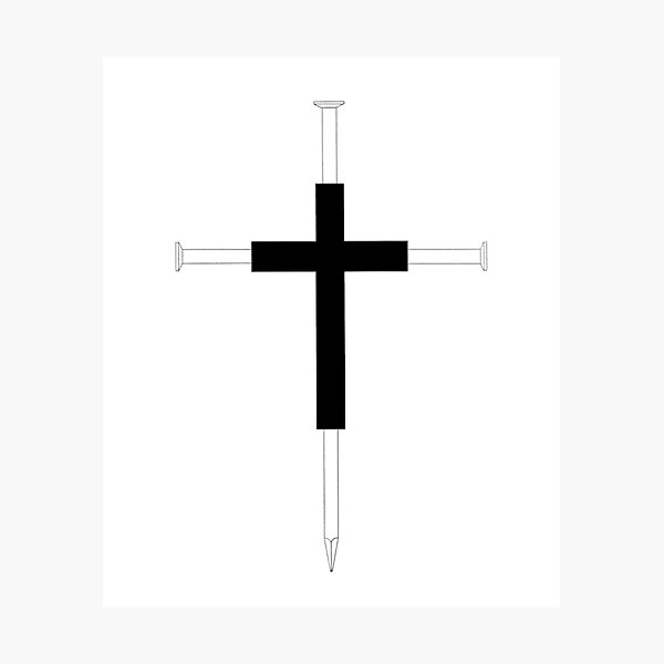 Cross of Nails Photographic Print