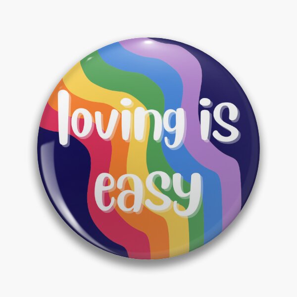 Item preview, Loving is easy sticker designed and sold by taylorhf.