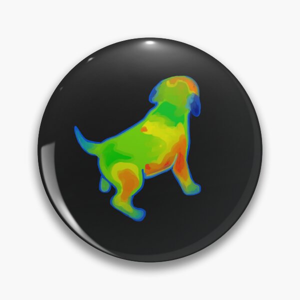 Item preview, thermographic puppy designed and sold by raposilda.