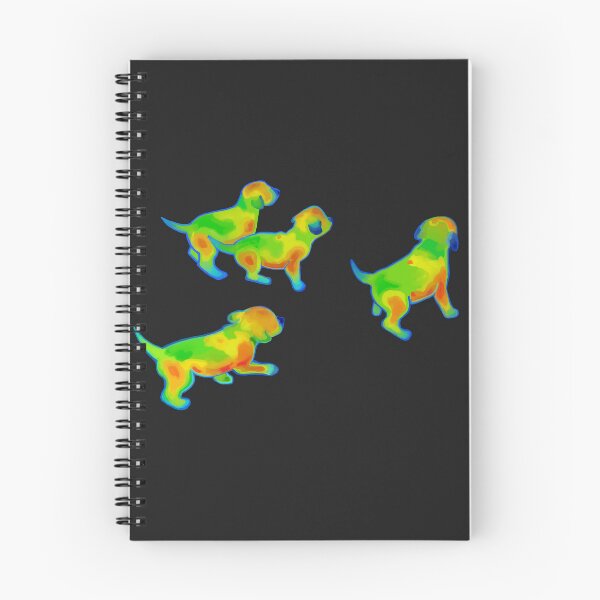 Item preview, thermographic puppy designed and sold by raposilda.