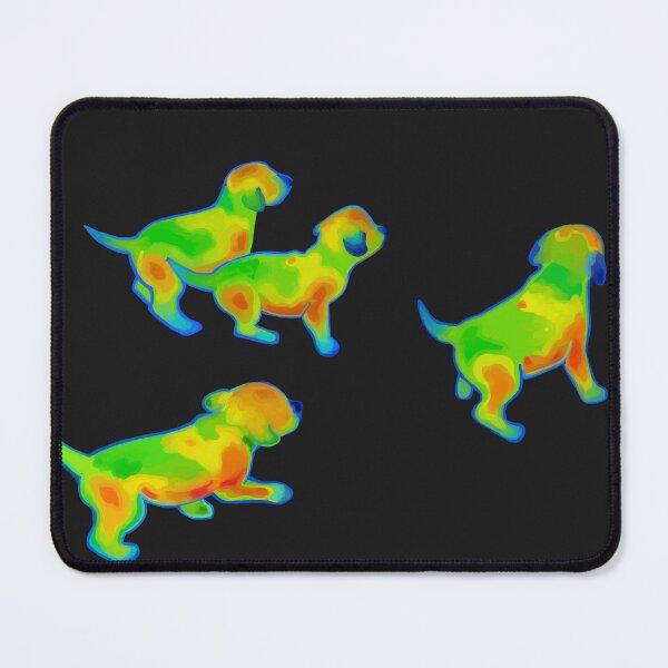Item preview, thermographic puppy designed and sold by raposilda.
