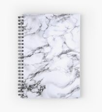 Aesthetic marble Spiral Notebook