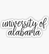 University of Alabama Sticker