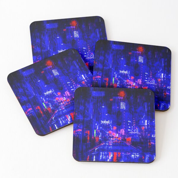 Item preview, Cyberpunk Tokyo Shinjuku Kabukicho At Night, Sleepless Town Kabukicho Cyberpunk, Futuristic Tokyo Cyberpunk City Oil Painting, Cyberpunk Tokyo A Neon Wonderland designed and sold by Trendymotion.