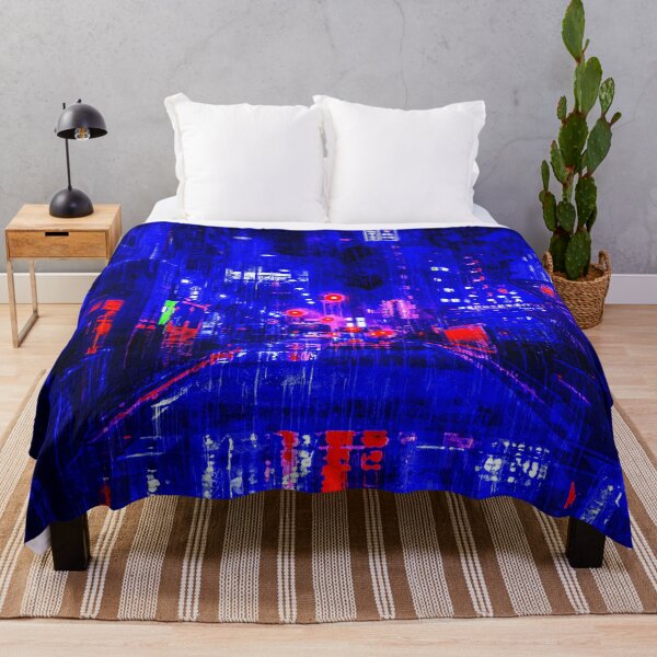 Item preview, Cyberpunk Tokyo Shinjuku Kabukicho At Night, Sleepless Town Kabukicho Cyberpunk, Futuristic Tokyo Cyberpunk City Oil Painting, Cyberpunk Tokyo A Neon Wonderland designed and sold by Trendymotion.