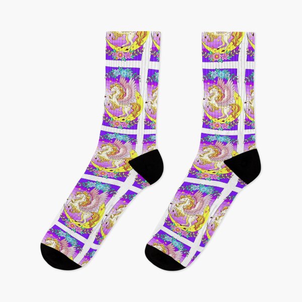 Item preview, Unicorn  With Stars And Flowers  Artwork designed and sold by Artw0rld.