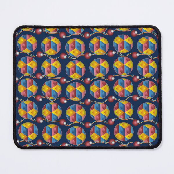 Item preview, Geometric Pattern in Red Yellow Blue designed and sold by jeff-jones.