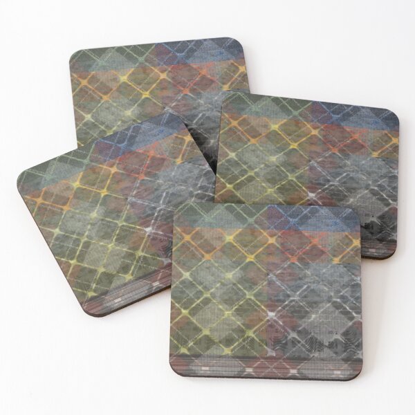 Item preview, Cloth Square Design red yellow grey designed and sold by NightRags.