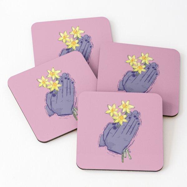 Item preview, Praying Hands with Daffodil Flowers designed and sold by katieladybug3.