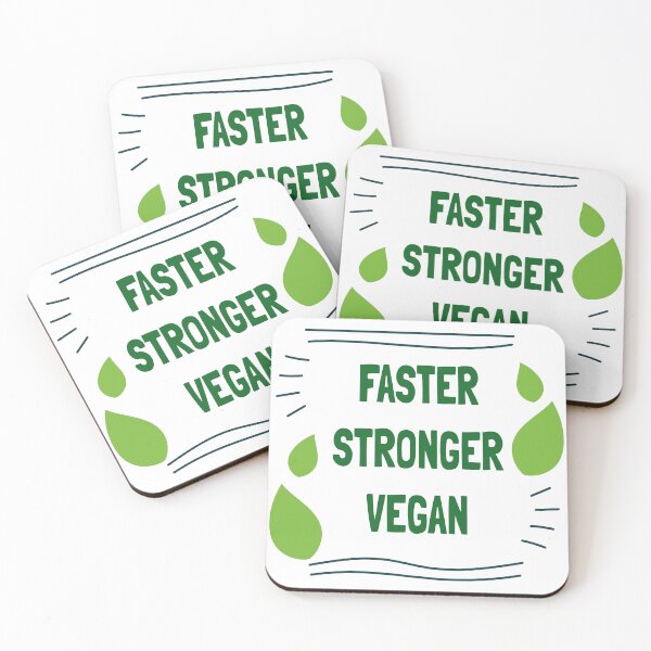 Item preview, Faster Stronger Vegan designed and sold by PatternBestFan.