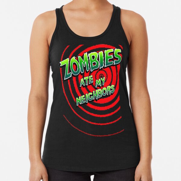 Zombies Ate My Neighbors Pixel Art Racerback Tank Top
