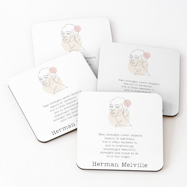 Item preview, "Real strength" - Herman Melville designed and sold by BookberryGarden.