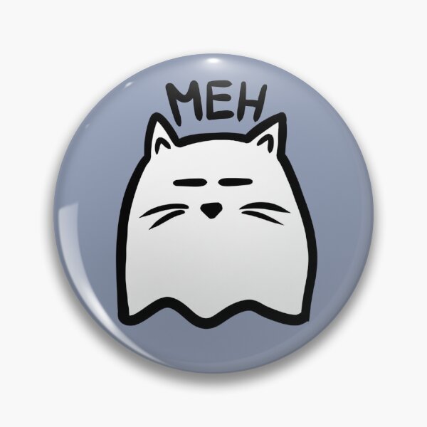 Item preview, Meh ghost cat designed and sold by babysnaily.