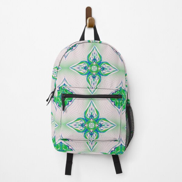 Item preview, Geometrical fractal art of rectangles and fixtures of parallel structures and saturated colors 83 designed and sold by Shape-And-Color.