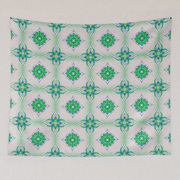 Item preview, Geometrical fractal art of rectangles and fixtures of parallel structures and saturated colors 83 designed and sold by Shape-And-Color.