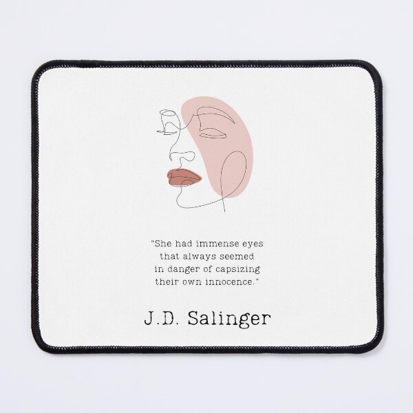 Item preview, "Immense eyes" - J.D. Salinger designed and sold by BookberryGarden.