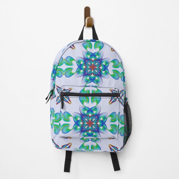 Item preview, Geometrical fractal art of rectangles and fixtures of parallel structures and saturated colors 87 designed and sold by Shape-And-Color.