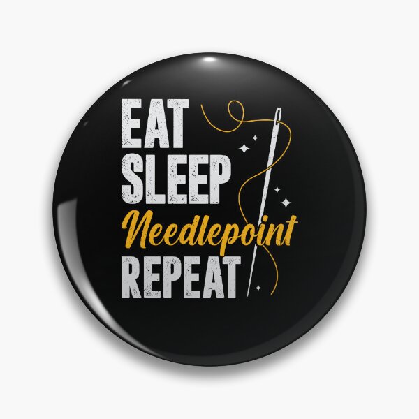 Item preview, Eat Sleep Needlepoint Repeat designed and sold by Marcid95.
