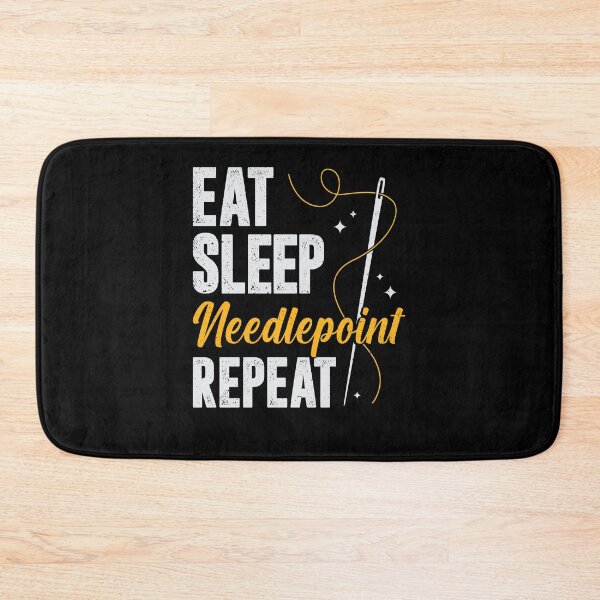 Item preview, Eat Sleep Needlepoint Repeat designed and sold by Marcid95.