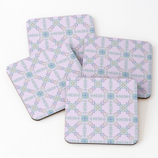 Item preview, Geometrical fractal art of rectangles and fixtures of parallel structures and saturated colors 91 designed and sold by Shape-And-Color.