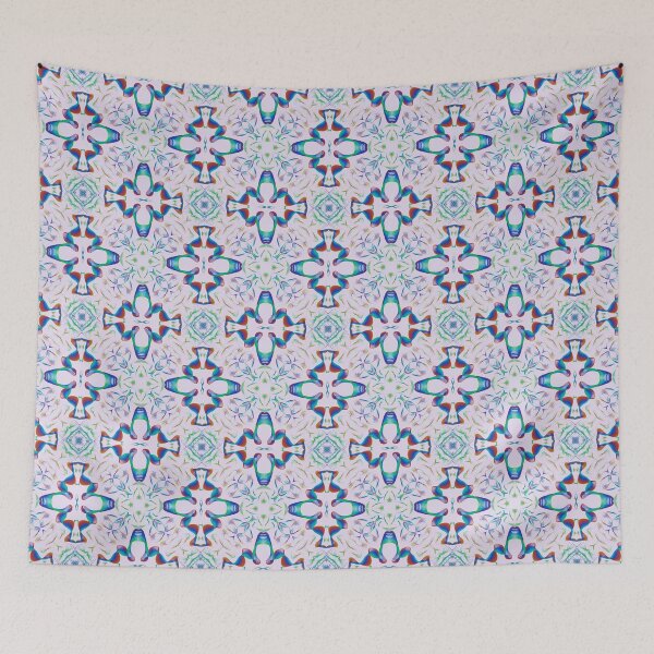Item preview, Geometrical fractal art of rectangles and fixtures of parallel structures and saturated colors 93 designed and sold by Shape-And-Color.