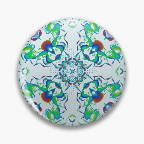 Item preview, Geometrical fractal art of rectangles and fixtures of parallel structures and saturated colors 95 designed and sold by Shape-And-Color.