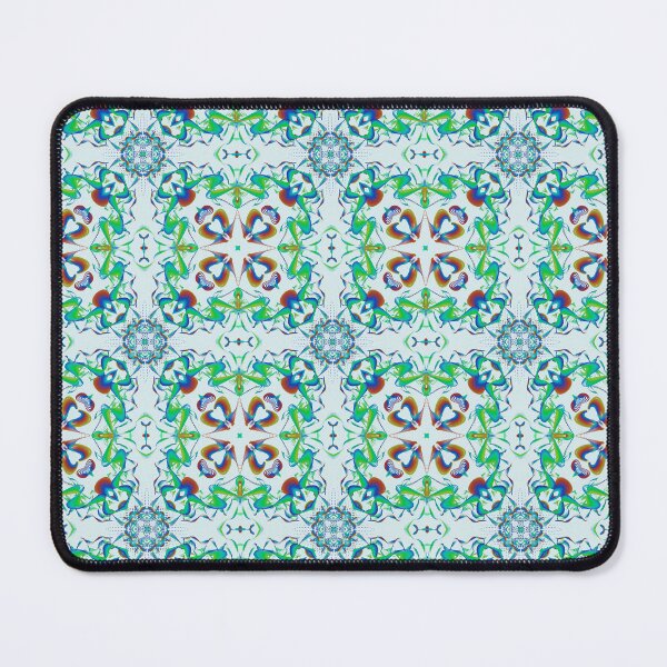 Item preview, Geometrical fractal art of rectangles and fixtures of parallel structures and saturated colors 95 designed and sold by Shape-And-Color.