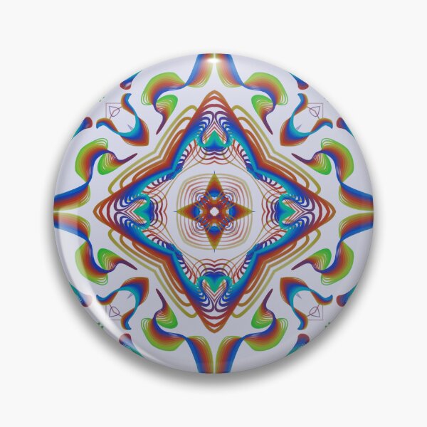 Item preview, Geometrical fractal art of rectangles and fixtures of parallel structures and saturated colors 98 designed and sold by Shape-And-Color.